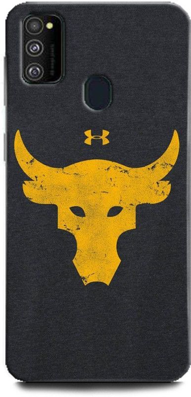 WallCraft Back Cover for Samsung Galaxy M21 BULL, ROCK, WWE, DWAYNE, JHONSON, LOGO  (Multicolor, Dual Protection, Pack of: 1)