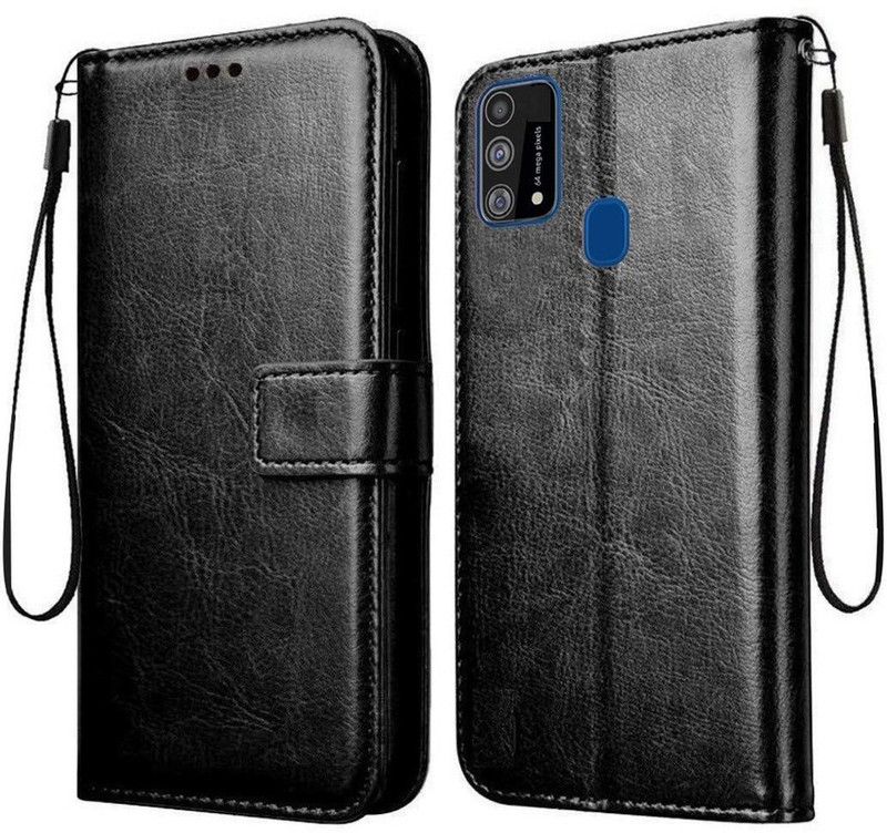Rakulo Flip Cover for Realme C17  (Black, Dual Protection, Pack of: 1)