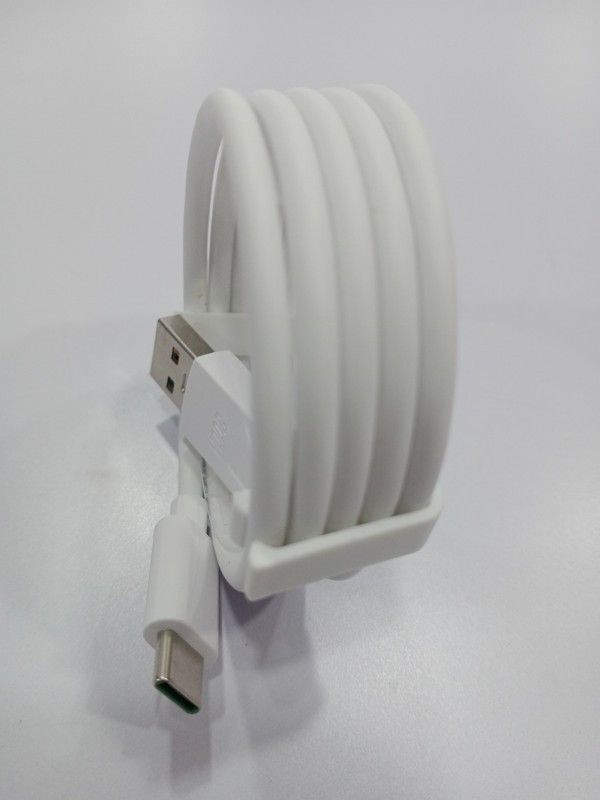 NUKAICHAU USB Type C Cable 6.5 A 1.00236999999996 m Copper Braiding c type cable for mobile charger oneplus  (Compatible with fast charger for mobile, White, One Cable)
