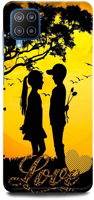 JUGGA Back Cover for Samsung Galaxy F62, COUPLE, LOVE, YELLOW, VALENTINE, LOVERS  (Yellow, Hard Case, Pack of: 1)
