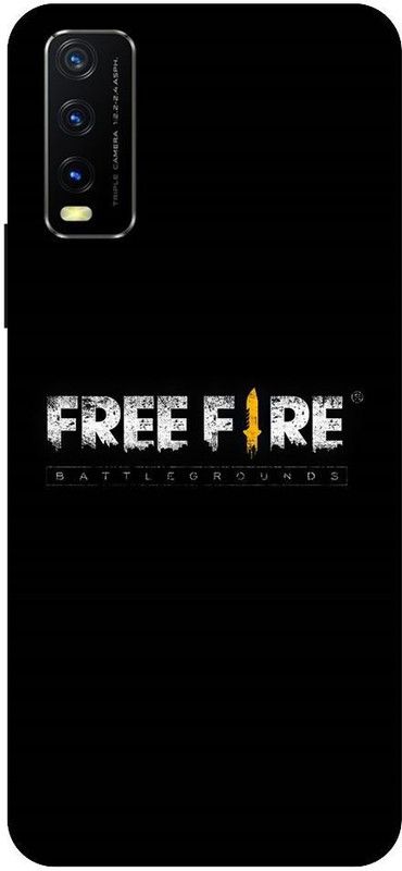 URCHIN Back Cover for Vivo Y20G Free Fire, Free fire game, free fire logo, game, free fire  (Multicolor, Shock Proof, Pack of: 1)