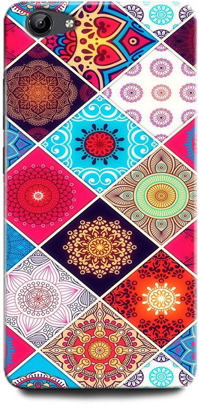 Afterglow Back Cover for Vivo Y81i MANDALA, FLOWER, ABSTRACT, GEOMETRIC, DESIGN, GLITTER, PATTERN  (Multicolor, Shock Proof, Pack of: 1)