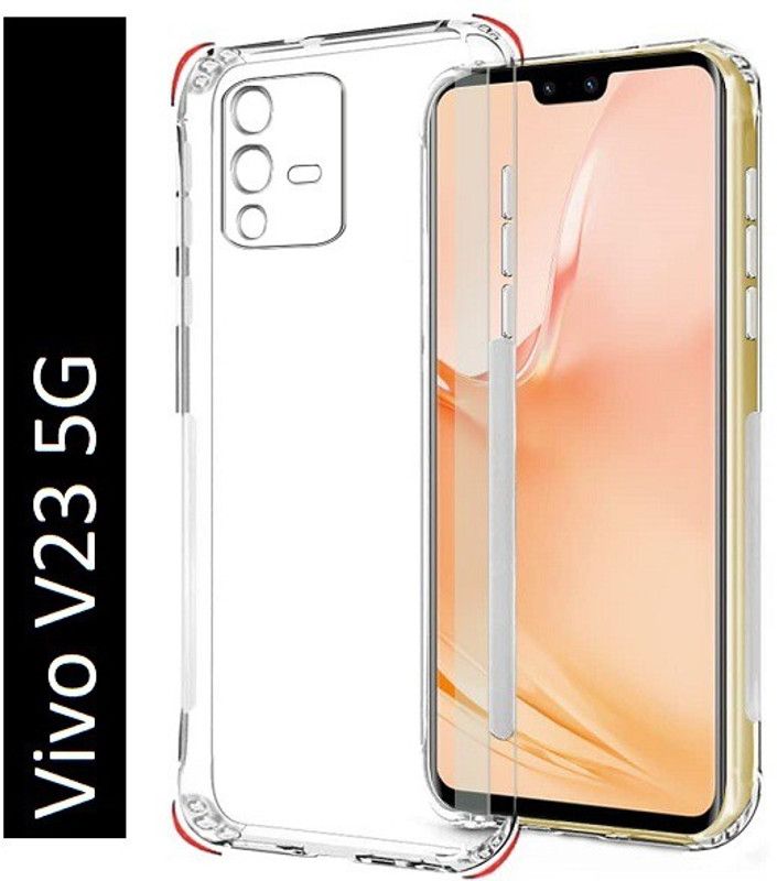 Bodoma Back Cover for Vivo V23, Vivo V23 5G  (Transparent, Grip Case, Silicon, Pack of: 1)