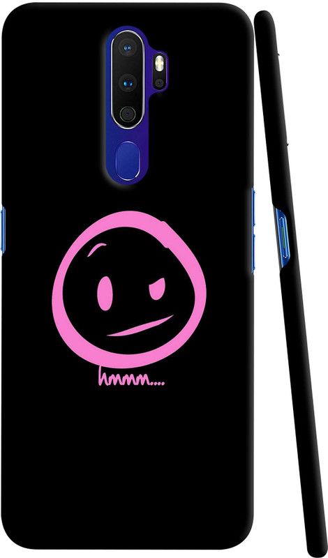 GIFT4EVER Back Cover for Oppo A9 2020  (Pink, Black, Pack of: 1)