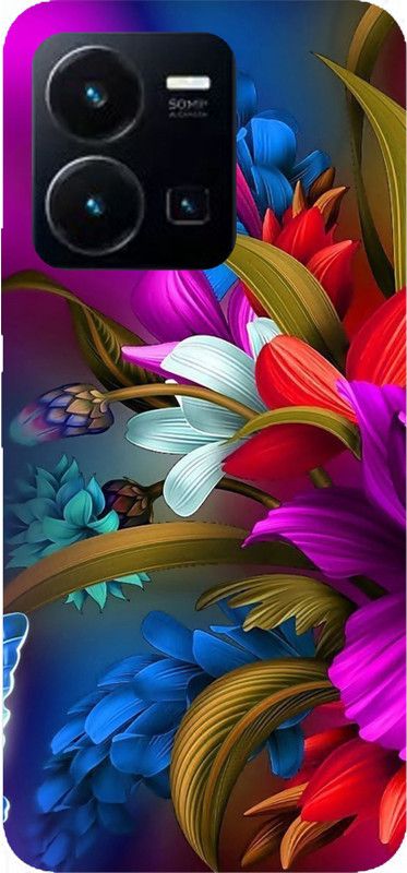 Yuphoria Back Cover for Vivo Y35  (Multicolor, Grip Case, Silicon, Pack of: 1)