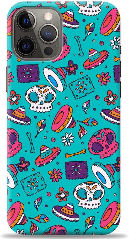 Crafter Back Cover for Apple iPhone 12 Pro Max  (Blue, Shock Proof, Pack of: 1)