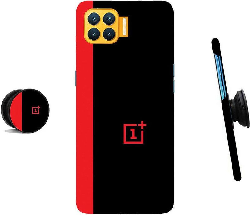 MY SWAG Back Cover for Oppo F17  (Black, Red, Cases with Holder)