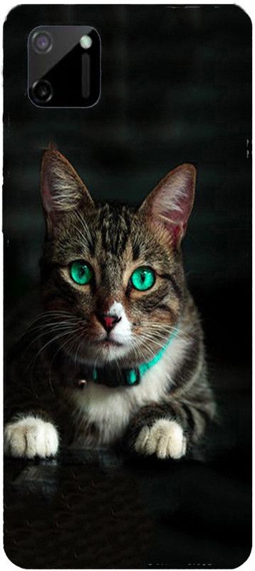 METOO Back Cover for Realme C11, Cat Design Back Cover, Realme C11 back cover Print : 82  (Multicolor, Dual Protection, Silicon, Pack of: 1)