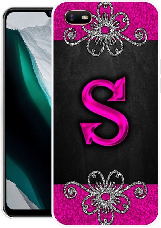 FITESTAR Back Cover for Oppo A1k  (Black, Pink, Grip Case, Silicon, Pack of: 1)