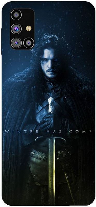 URCHIN Back Cover for Samsung M30s Game of throns, Jon Snow, Kit Harington, GOT, Night King  (Multicolor, Shock Proof, Pack of: 1)