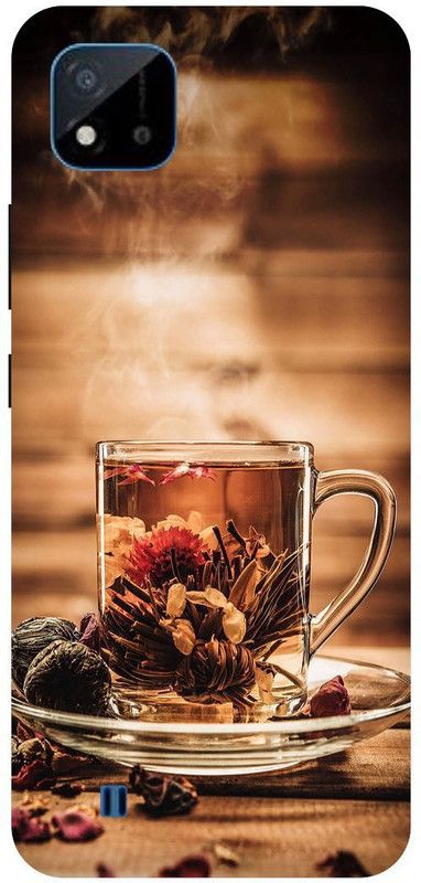 Bluvver Back Cover for Realme C20,RMX3061, Printed Love,Coffee Back Cover  (Multicolor, Hard Case, Pack of: 1)