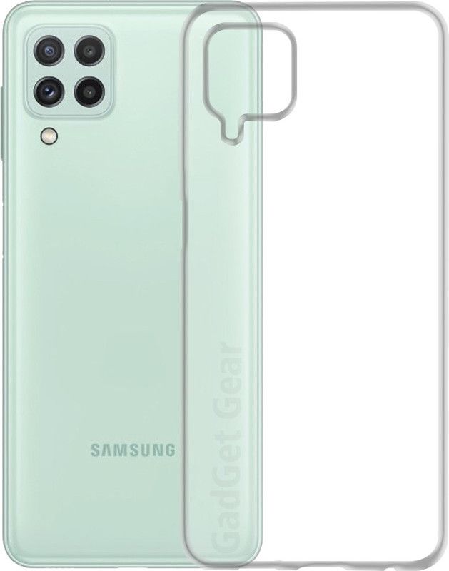 Gadget Gear Back Cover for Samsung Galaxy A 22 Transparent Clear Antidrop Back Cover Case  (Transparent, Silicon)
