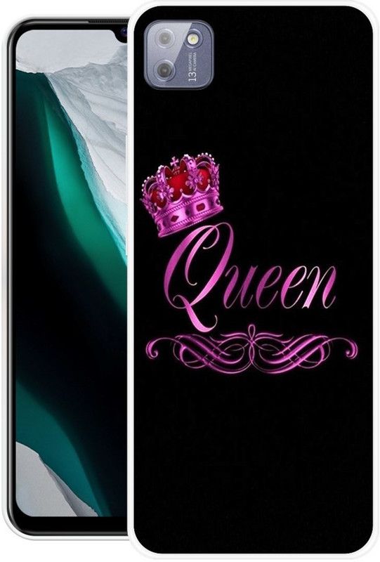 PRINTGARD Back Cover for Lava Z2 Max  (Multicolor, Silicon, Pack of: 1)