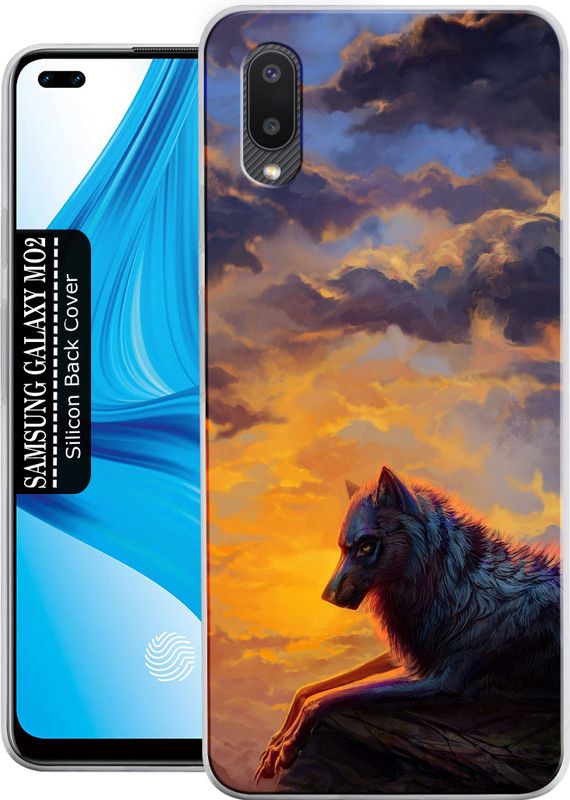 Smart Fly Back Cover for Samsung Galaxy M02  (Multicolor, Dual Protection, Silicon, Pack of: 1)
