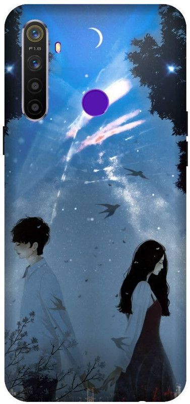URCHIN Back Cover for Realme 5iAnime, Love, Couple, Your Name, Anime couple  (Multicolor, Shock Proof, Pack of: 1)