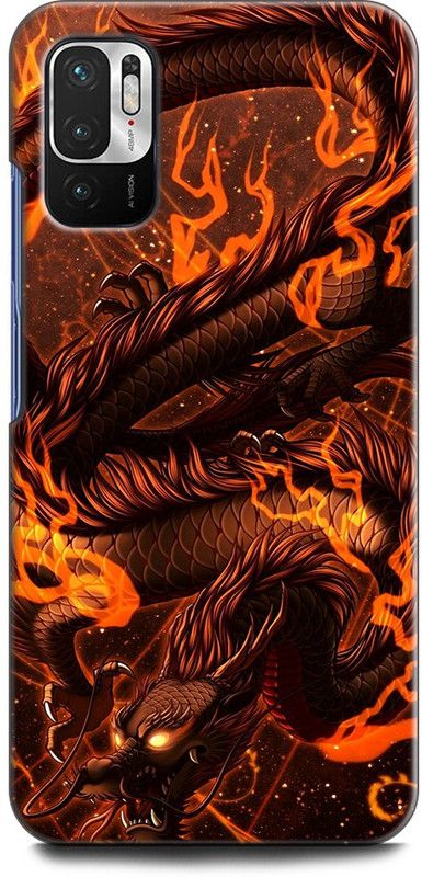 Wall Art Back Cover for REDMI Note 10T 5G DEATH MACHINE, SKULL, DRAGON, DARK  (Multicolor, Dual Protection, Pack of: 1)