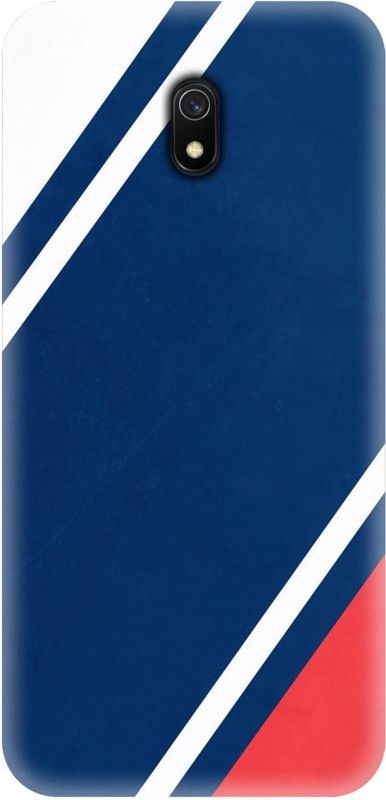 Smutty Back Cover for Mi Redmi 8A, MZB8458IN - Cross Stripes Print  (Multicolor, Hard Case, Pack of: 1)