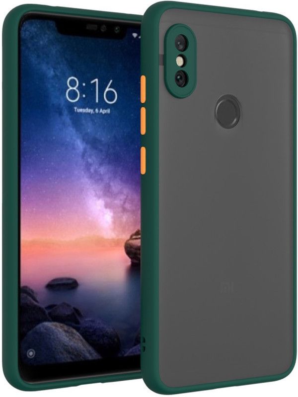 MOBZY Back Cover for Mi Redmi Y2  (Green, Camera Bump Protector, Pack of: 1)