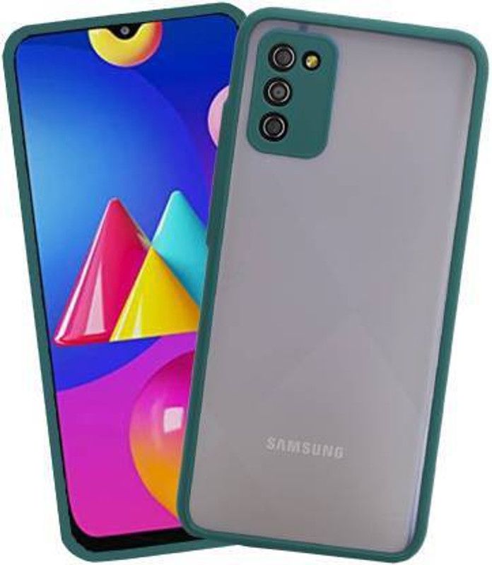 FLEETIA Back Cover for Samsung Galaxy A03S  (Green, Pack of: 1)