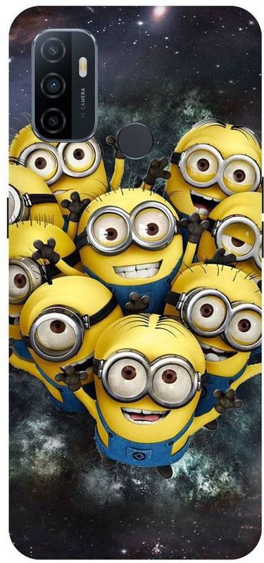 URCHIN Back Cover for Oppo A33 Minions, Cute minions, funny, cute  (Multicolor, Shock Proof, Pack of: 1)