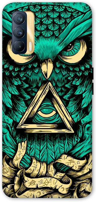 A1 Prints Back Cover for Realme X7  (Green, Hard Case, Pack of: 1)