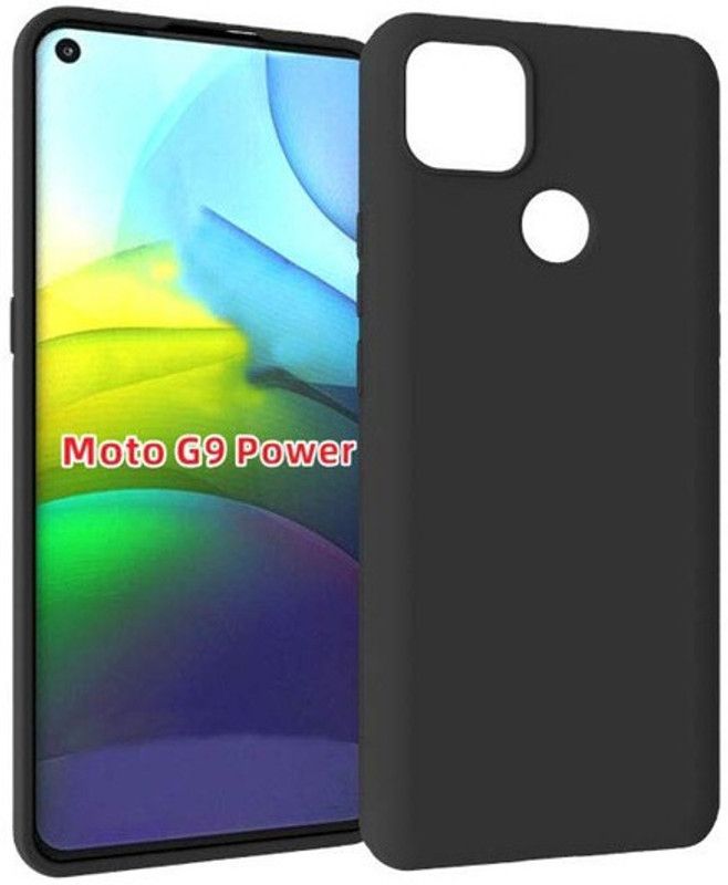 MoreFit Back Cover for Motorola Moto G9 Power  (Black, Shock Proof, Silicon, Pack of: 1)