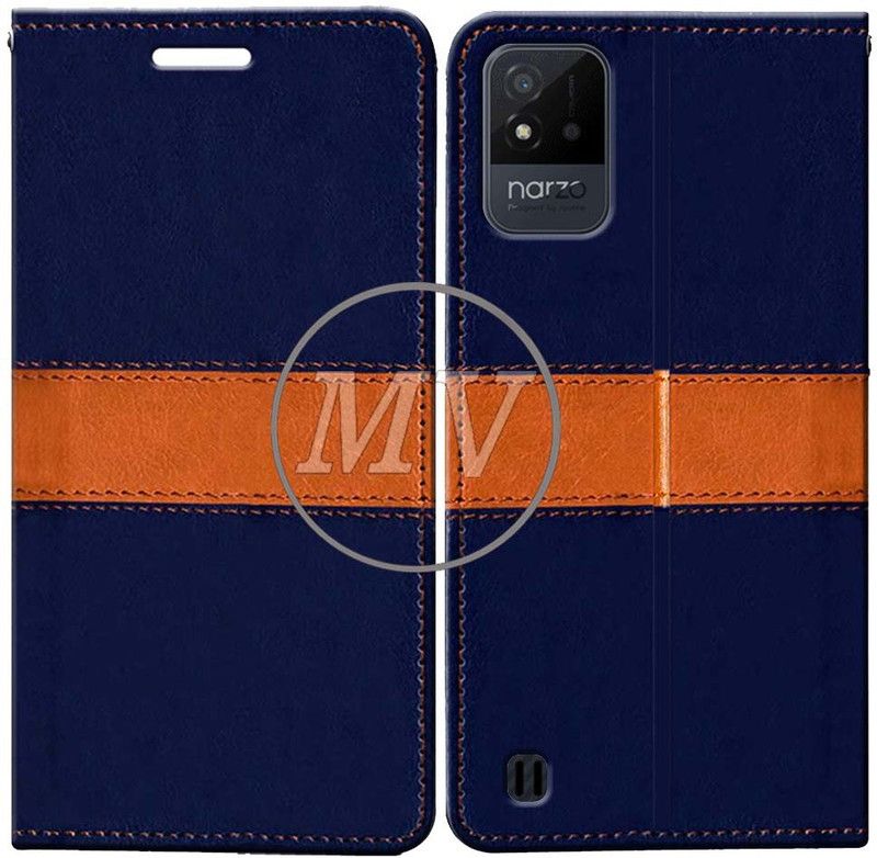 MV Back Cover for Narzo 50i  (Multicolor, Cases with Holder, Pack of: 1)