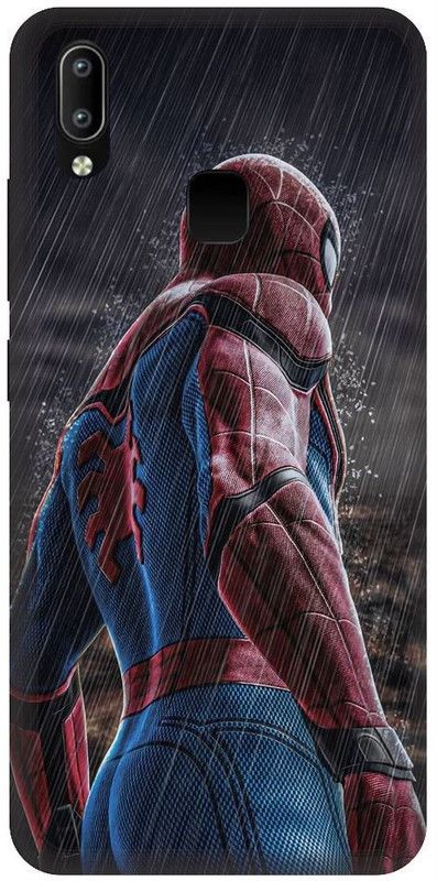 URCHIN Back Cover for Vivo Y95 Spiderman, Spiderman logo, Marval, superhero, Comic  (Multicolor, Shock Proof)