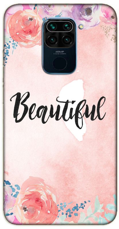 iprinto Back Cover for Mi Redmi Note 9 Beautiful Pink Back Cover  (Pink, Hard Case, Pack of: 1)