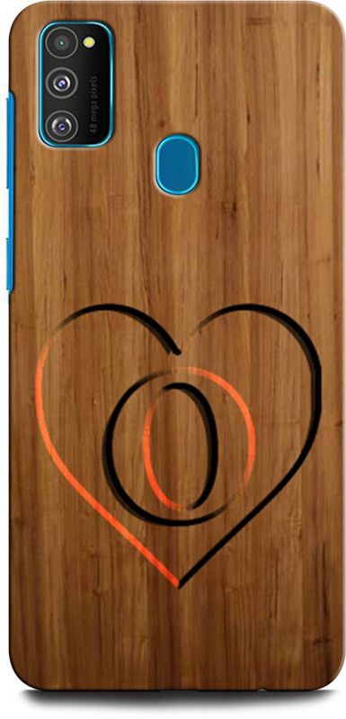 ORBIQE Back Cover for SAMSUNG Galaxy M21 O, O LETTER, O DESIGN, O ALPHABET, O NAME  (Multicolor, Hard Case, Pack of: 1)