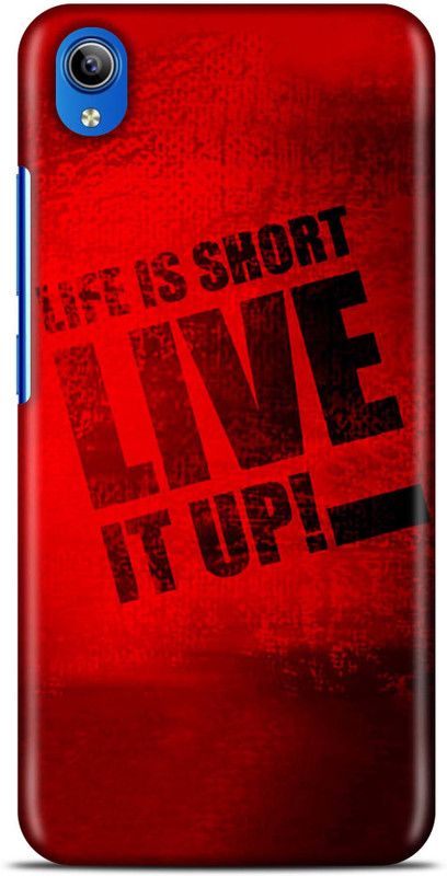 Sankee Back Cover for VIVO 1820  (Red, Hard Case)