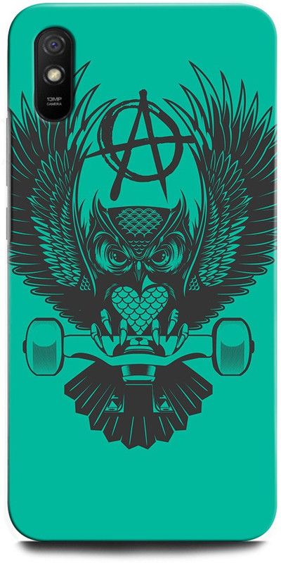 ORBIQE Back Cover for Redmi 9A M2006C3LI OWL, TRIPPY, WORLD, EYE, USA, ILLUMINATI, MASONICO, OWL  (Multicolor, Shock Proof)