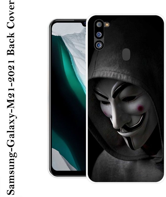 SHIVKUDI Back Cover for Samsung Galaxy M21, Samsung Galaxy M21 2021 Edition, Samsung Galaxy M21s, Samsung Galaxy M30s  (Grey, Black, Silicon)