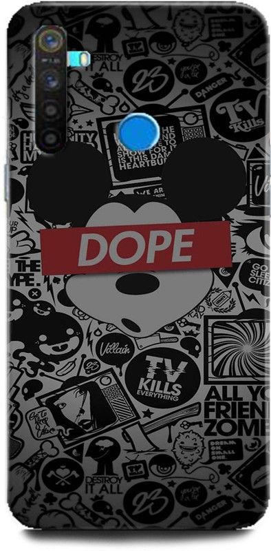 Afterglow Back Cover for Realme 5s MICKEY MOUSE, MICKEY, MOUSE, SUPREME  (Multicolor, Shock Proof, Pack of: 1)