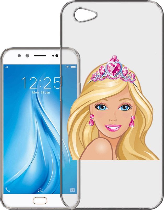 HANIRY Back Cover for Vivo V5 Plus / V5 Plus back cover / BARBIE / Designer / PNG_23  (Multicolor, Flexible, Silicon, Pack of: 1)
