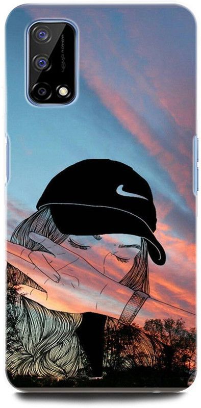 INTELLIZE Back Cover for Realme Narzo 30 Pro RMX2117 GIRL, WOMEN ARTWORK, ANIME, PRETTY, BEUTY, HEART, CAP, NATURE  (Multicolor, Hard Case, Pack of: 1)