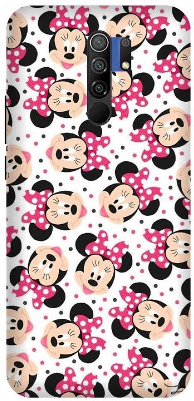 URCHIN Back Cover for Note 8 pro minnie mouse, mickey mouse, cartoon, funny, cute, love, Disney  (Multicolor, Shock Proof)