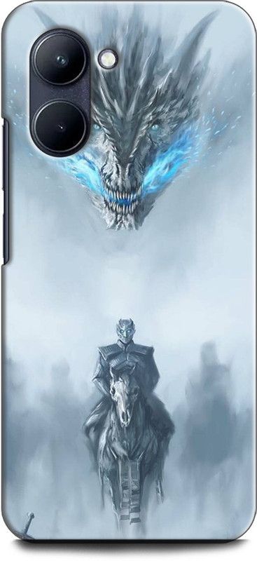 INDICRAFT Back Cover for Realme C33, RMX3624 GAME OF THRONES, DRAGON, NIGHT KING, WHITE WALKERS  (Multicolor, Shock Proof, Pack of: 1)