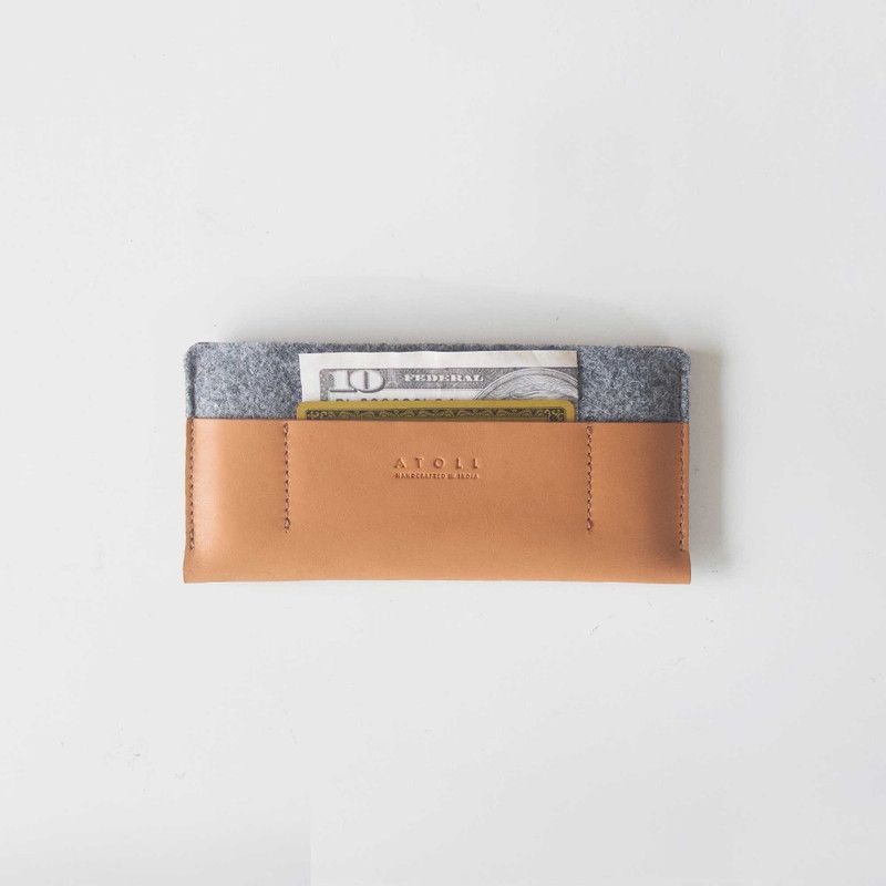 Atoll Pouch for iPhone 6/6S/7/8/X/ XS/12Mini /13Mini  (Beige)