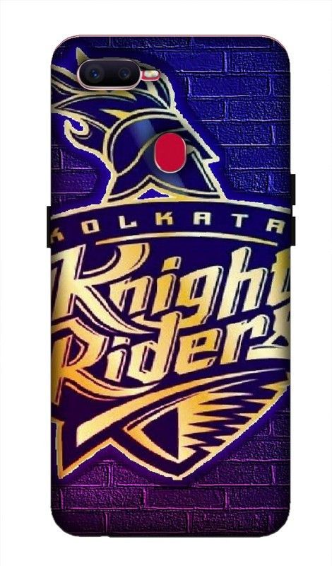 LUCKY MOBI.COM Back Cover for OPPO F9 PRO ( KOLKATA KNIGHT RIDERS) PRINTED BACK COVER  (Multicolor, Waterproof, Pack of: 1)