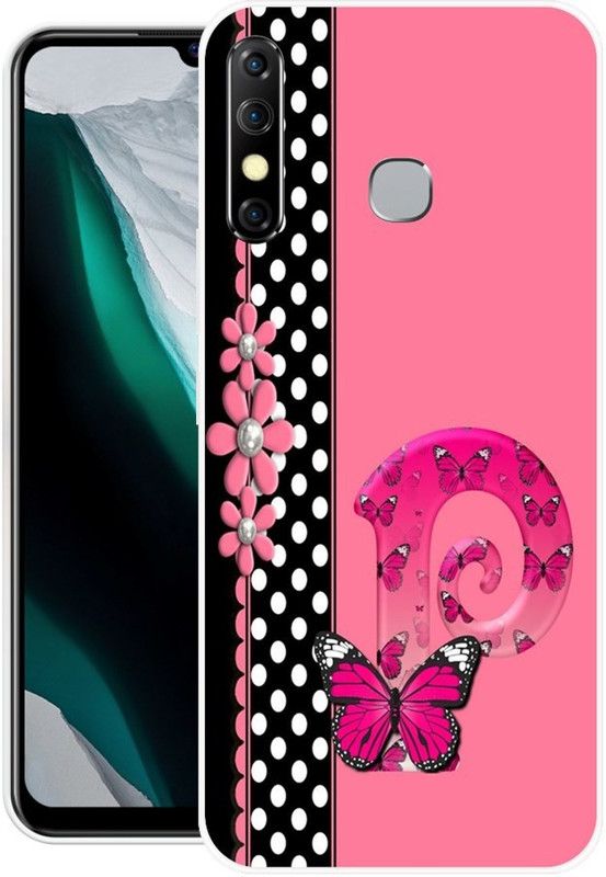 FITESTAR Back Cover for Infinix Hot 8  (Pink, Grip Case, Silicon, Pack of: 1)