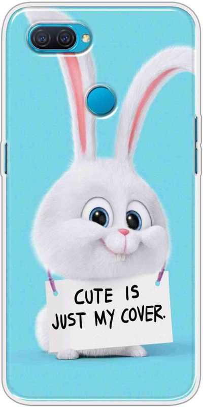 Jaipur Print Hub Back Cover for Oppo A12  (Blue, White, Silicon)
