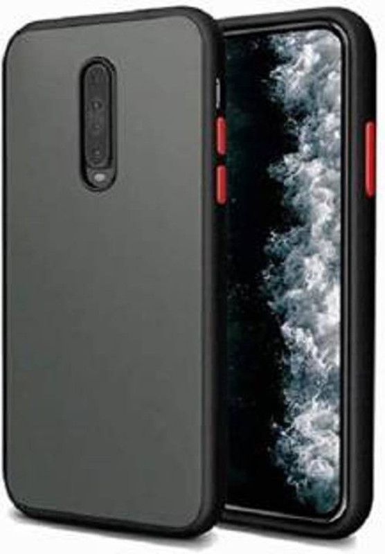RUNEECH Back Cover for ONEPLUS 8  (Black, Shock Proof, Silicon, Pack of: 1)