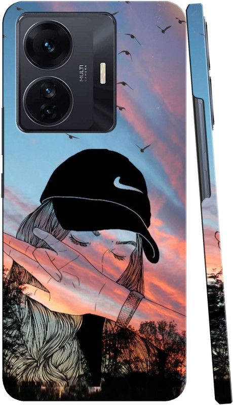 ADI CREATIONS Back Cover for Vivo T1 Pro 5G, iQOO Z6 Pro 5G  (Multicolor, Dual Protection)