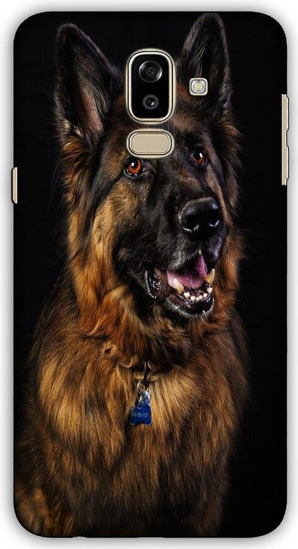 CROKIAN Back Cover for Samsung Galaxy J8 Jermen dog Back Cover  (Multicolor, Hard Case, Pack of: 1)