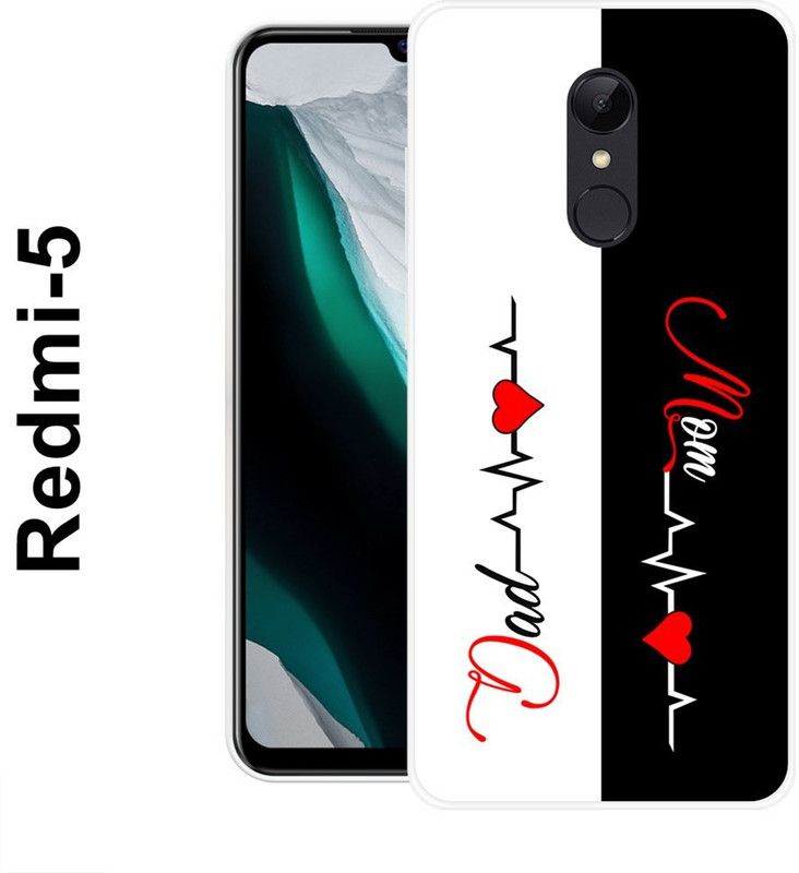 SHIVKUDI Back Cover for Redmi 5  (Multicolor, Silicon)