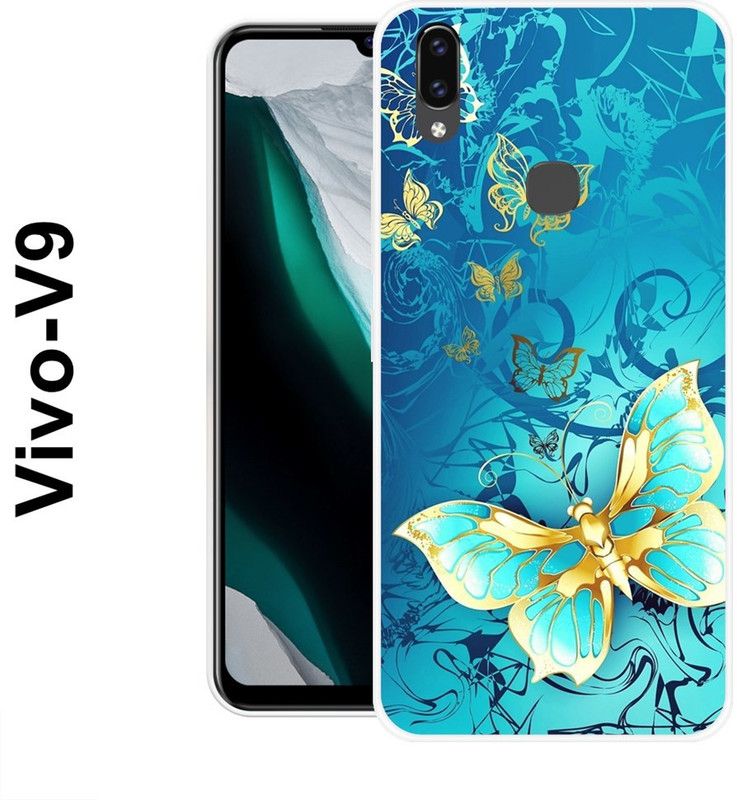 REALKING Back Cover for Vivo V9, Vivo V9 Pro, Vivo V9 Youth  (Blue, Grip Case, Silicon)