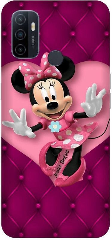 SSMORYA Back Cover for OPPO A53, Mickey Mouse Multicolour Printed  (Multicolor, Hard Case, Pack of: 1)