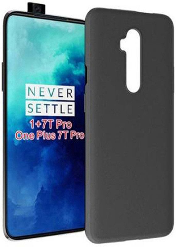 Stunny Back Cover for One Plus 7T PRO  (Black, Grip Case, Pack of: 1)