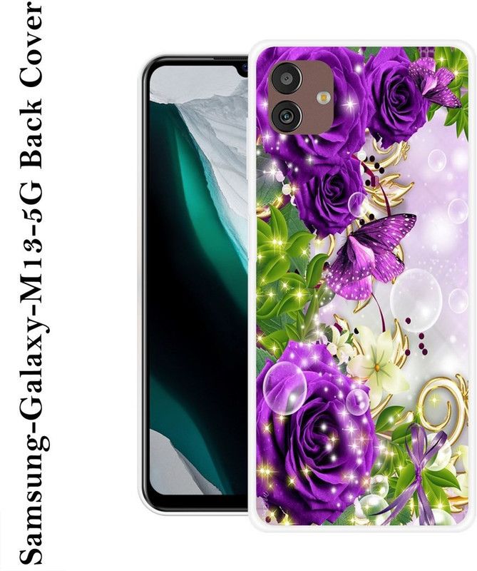 REALKING Back Cover for Samsung Galaxy M13 5G  (Multicolor, Grip Case, Silicon, Pack of: 1)